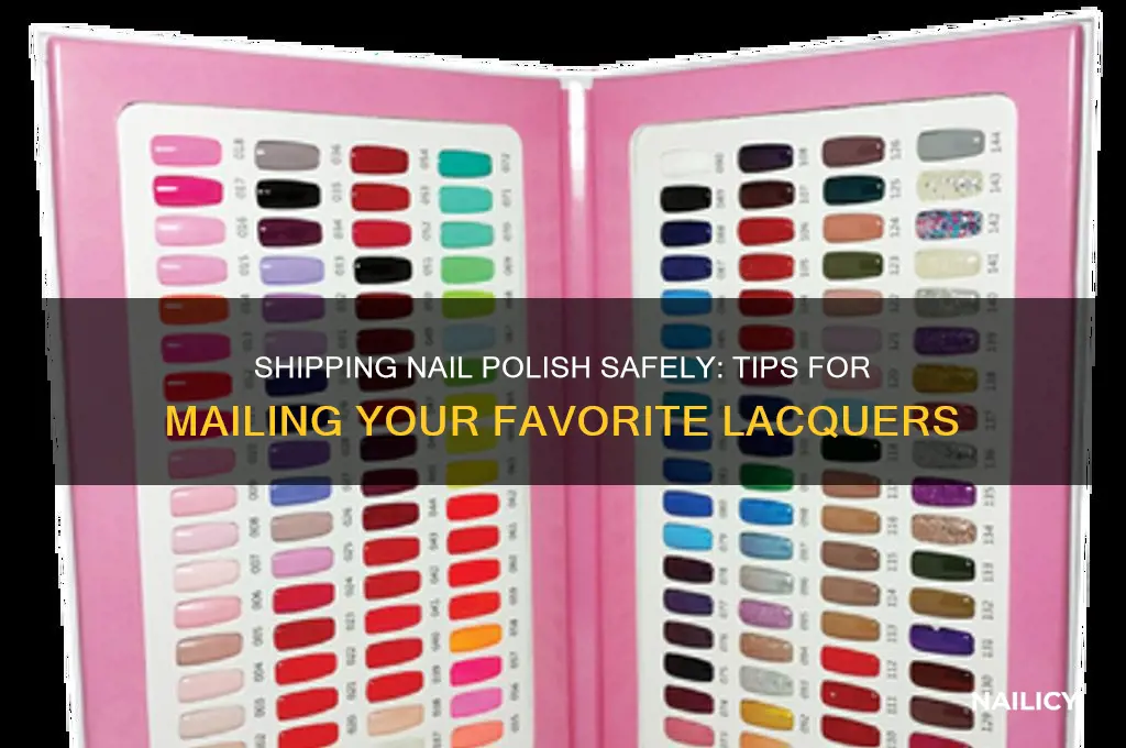 can i ship nail polish in the mail