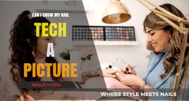 Can I Show My Nail Tech a Picture: A Guide to Effective Communication