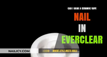 Cleaning Your Ceramic Vape Nail: Everclear Soaking Guide