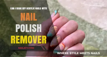 Soaking Off Acrylic Nails: Can Nail Polish Remover Work?