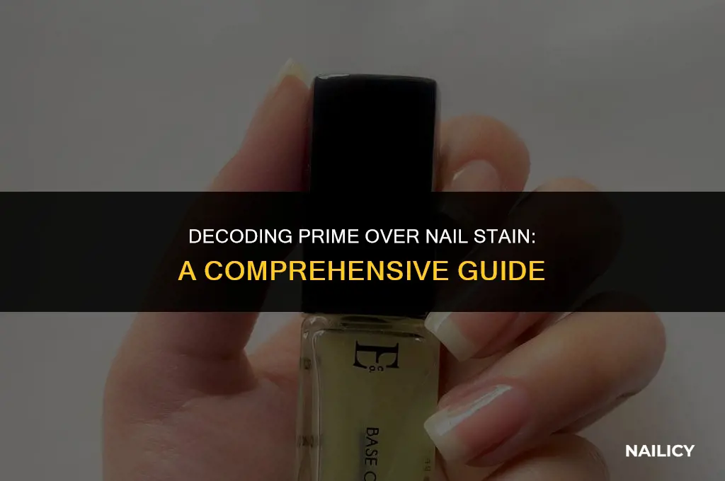can i spot prime over nail stain