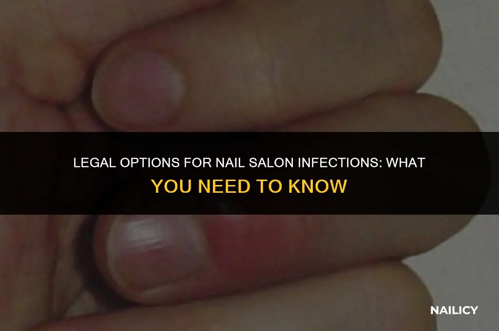 can i sue nail salon for infection