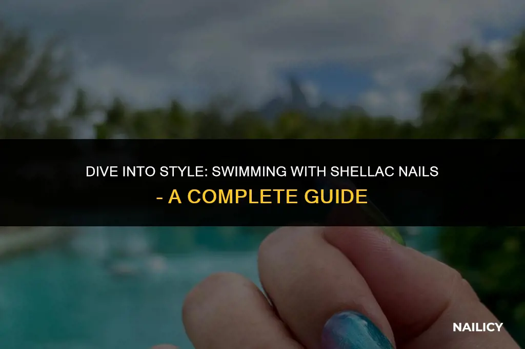 can i swim with shellac nails