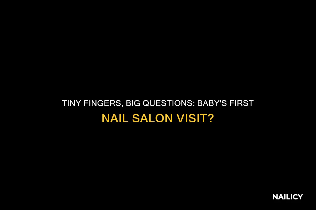 can i take a baby to a nail salon
