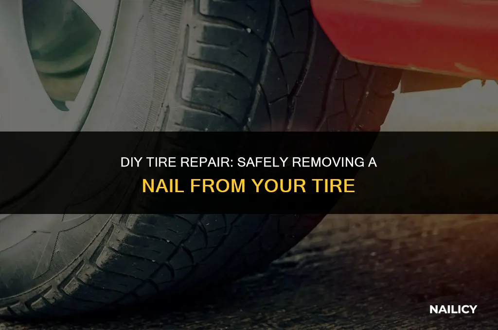 can i take a nail out of my tire