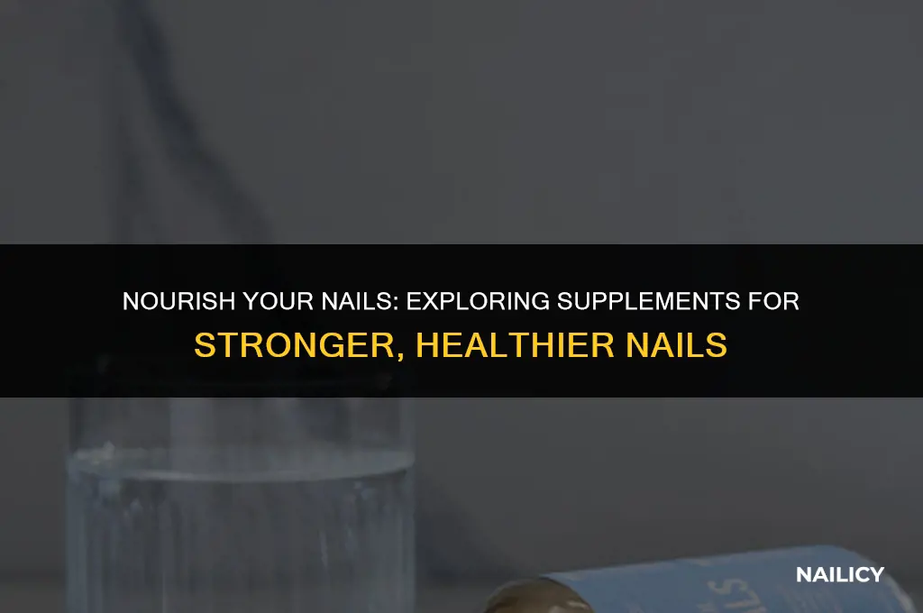 can i take a supplement to help with weak nails