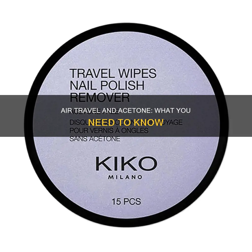 can i take acetone nail polish remover on a plane