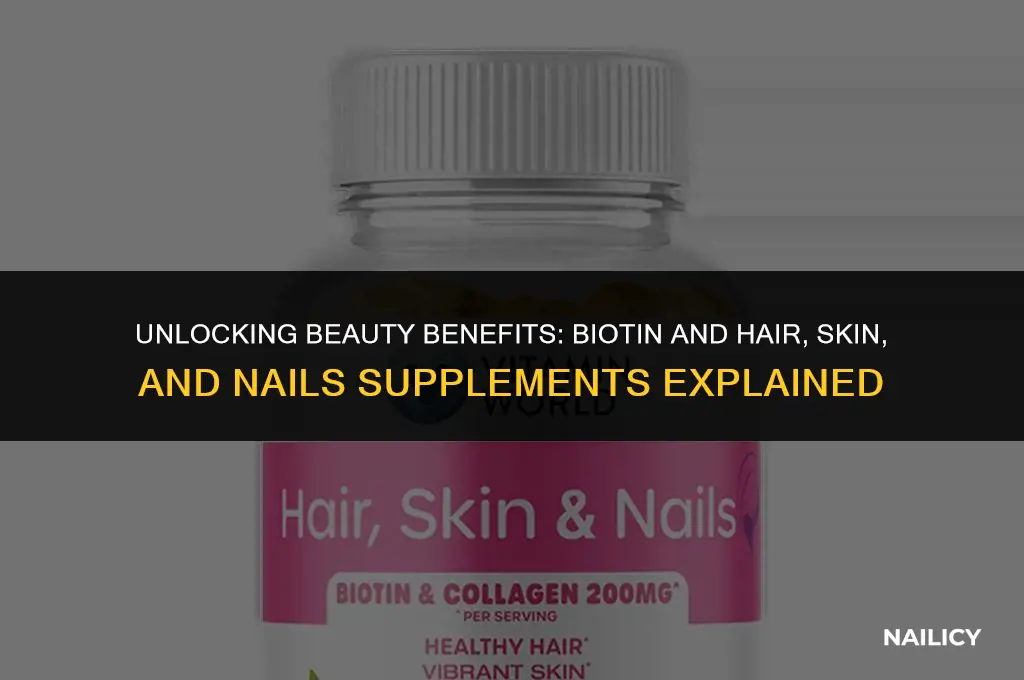 can i take biotin and hair skin and nails