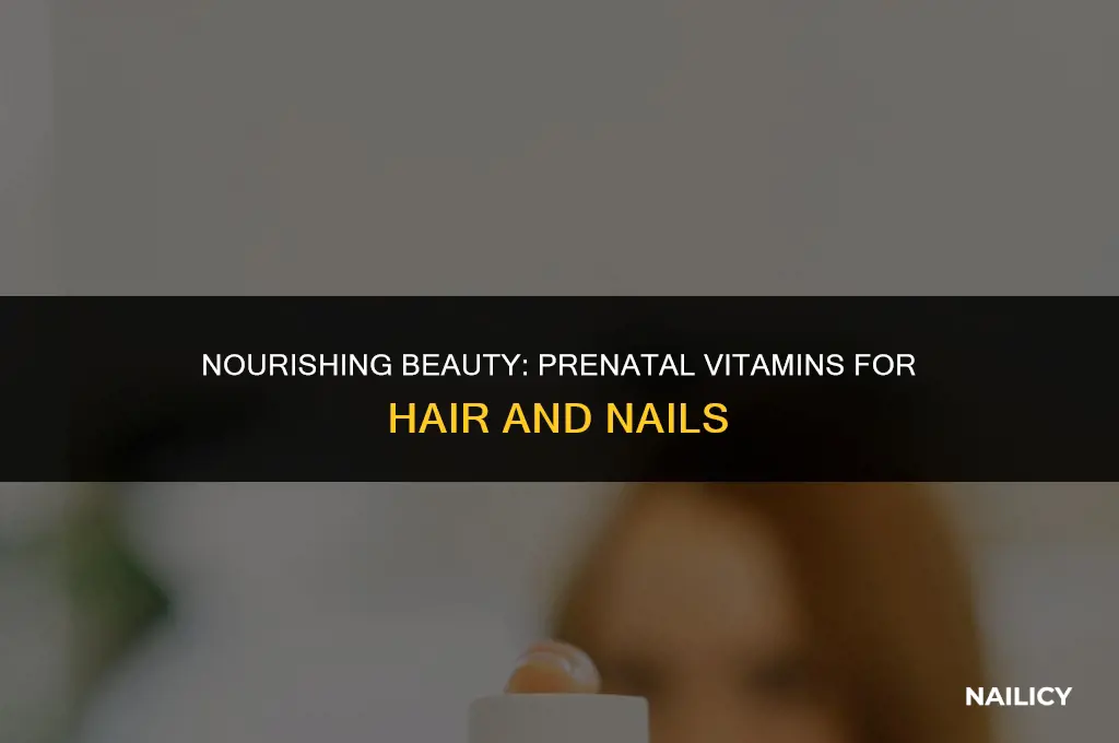 can i take hair and nail vitamins while pregnant