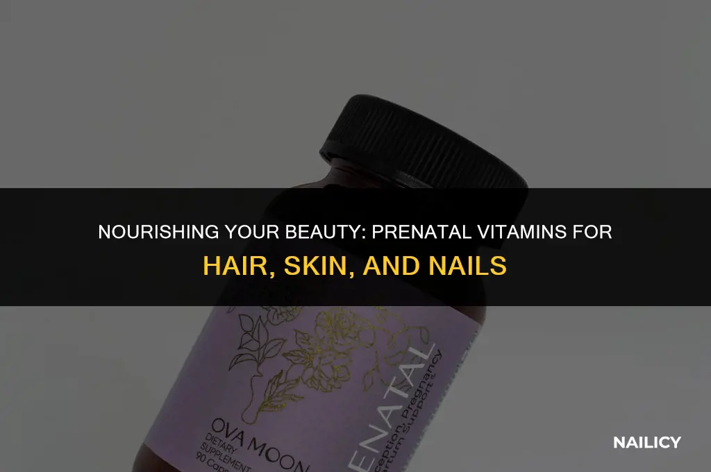 can i take hair skin and nails with prenatal vitamins