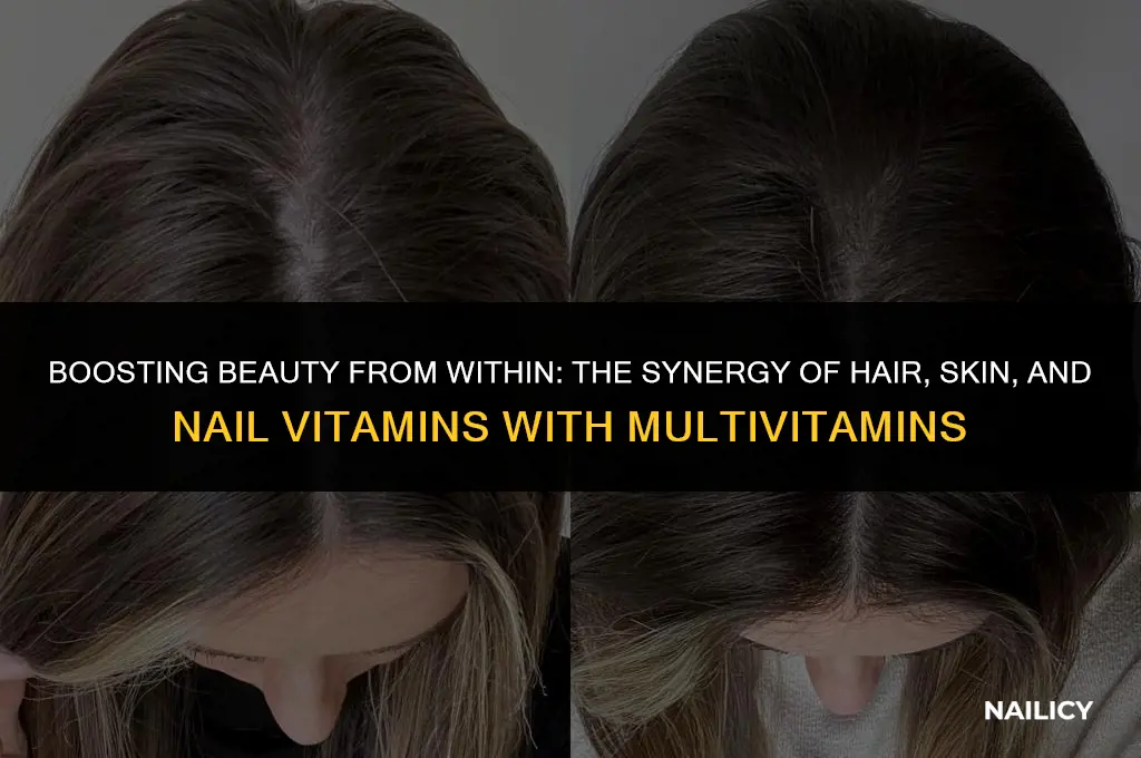 can i take hair skin nail vitamin with multi vitamin