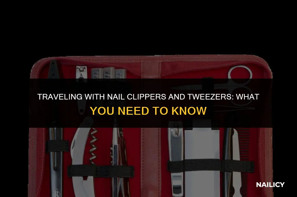 can i take nail clippers and tweezers on a plane