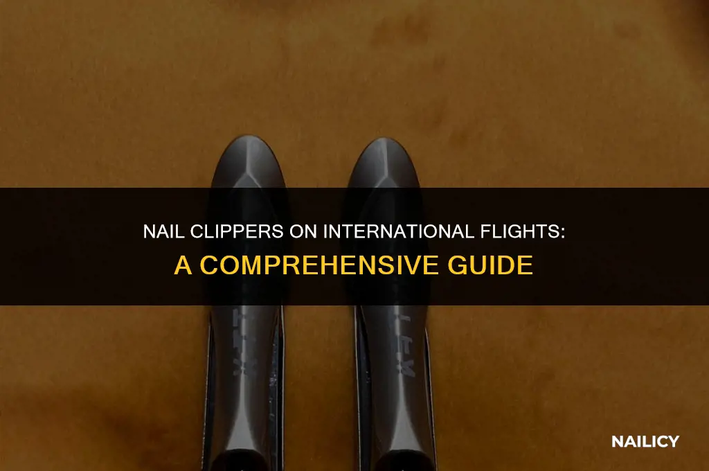 can i take nail clippers on an international fligh