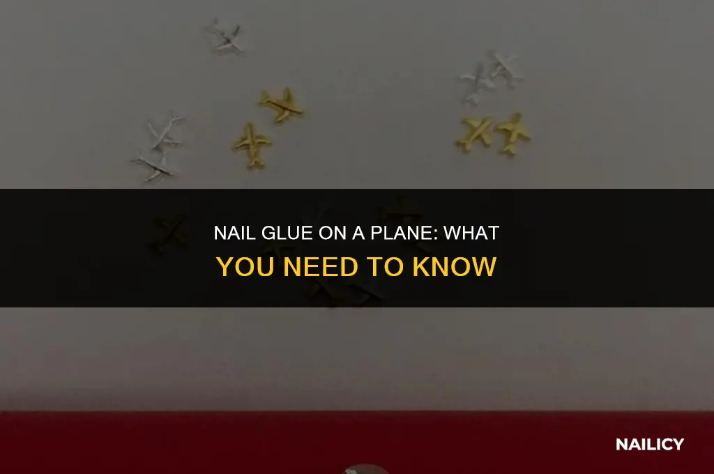 can i take nail glue on a plane tui