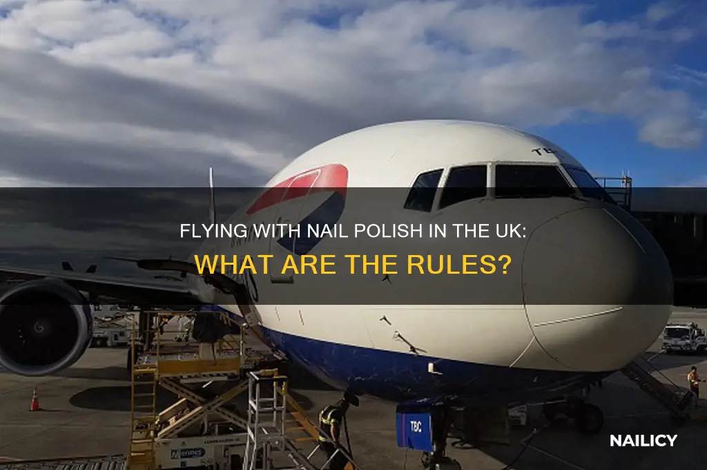 can i take nail polish on the plane uk