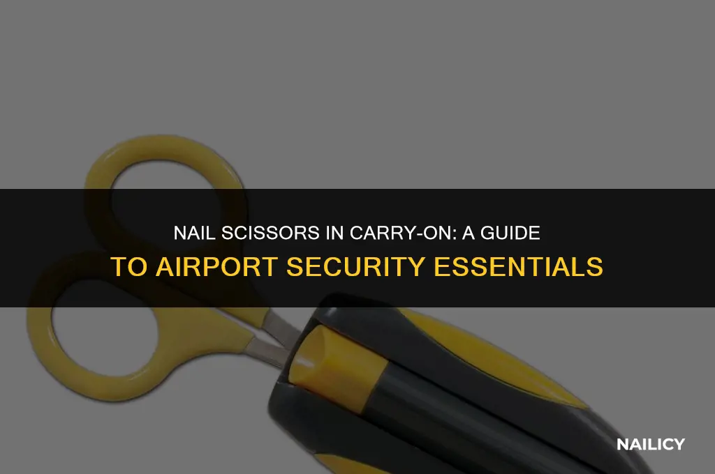 can i take nail scissors in carry on