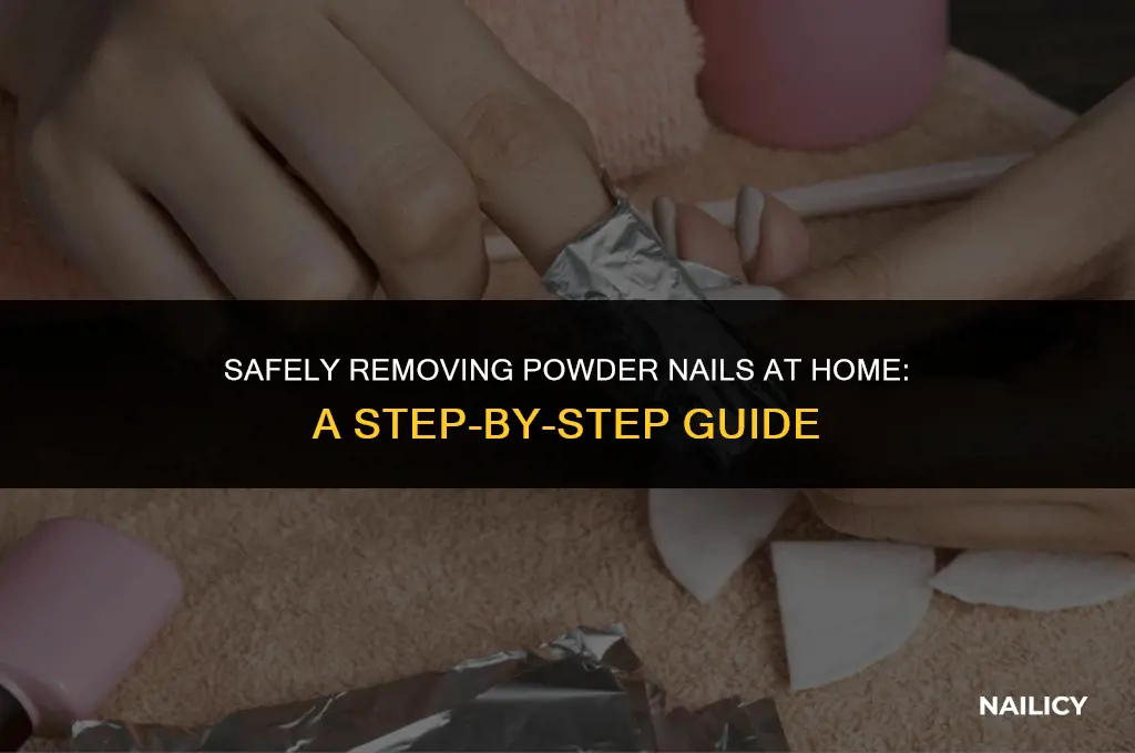 can i take off powder nails at home