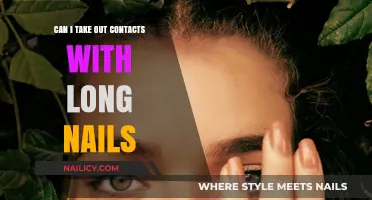 Navigating Contact Lens Use with Long Nails: Tips and Tricks