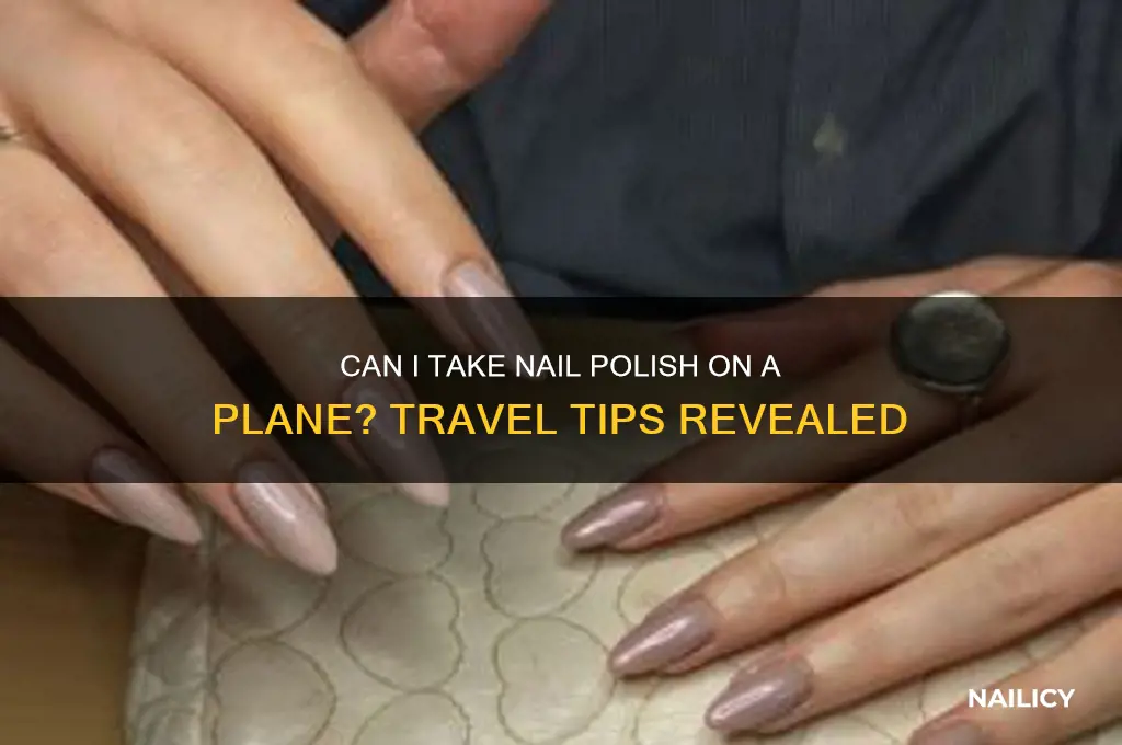 can i take the nail polish