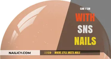 Glowing Skin and Glamorous Nails: Can You Tan with SNS Nails?