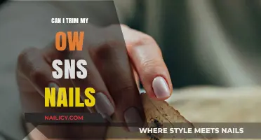 DIY Nail Care: Trimming Your Own SNS Nails at Home