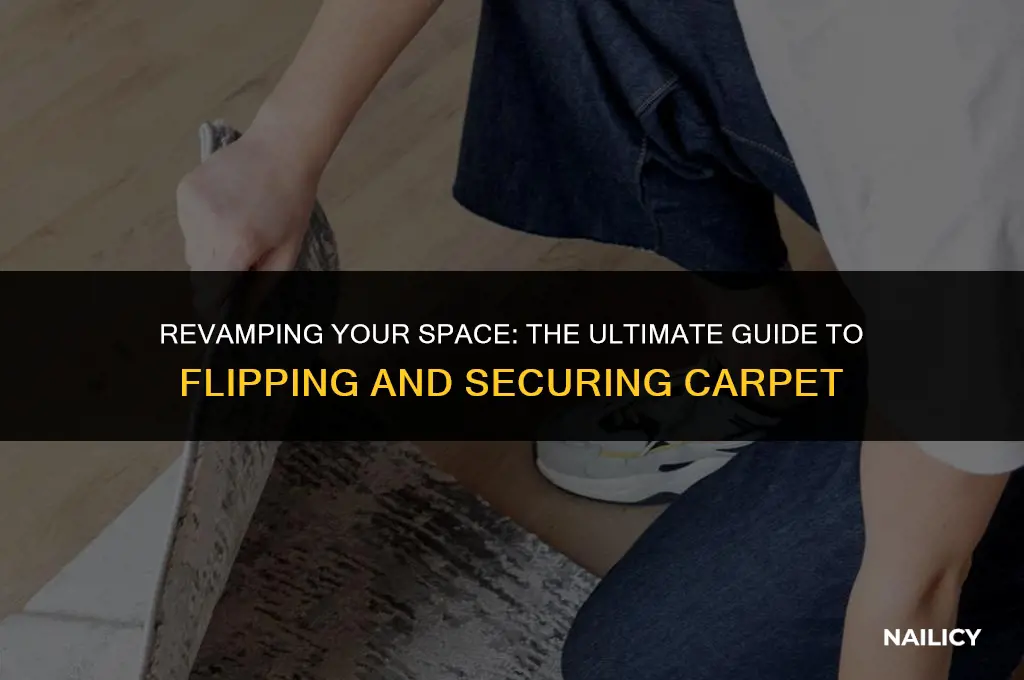 can i turn carpet under and nail