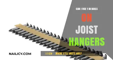 Nailing It: The Do's and Don'ts of Using 1-Inch Nails on Joist Hangers