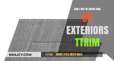 Suitable Nail Gauge for Exterior Trim: A Comprehensive Guide