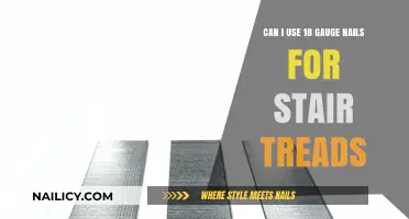 Staircase Safety: Are 18 Gauge Nails Suitable for Tread Installation?