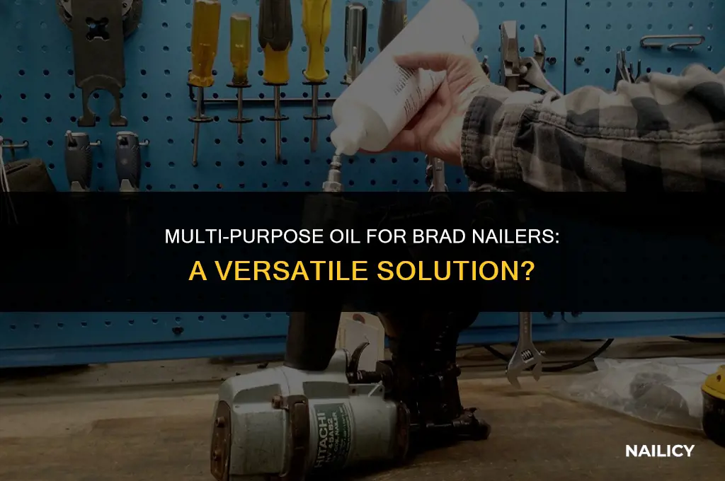 can i use 3 in 1 oil in brad nailer