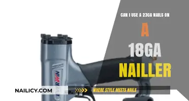 Can 23 Gauge Nails Be Used in an 18 Gauge Nailer?