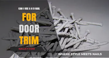 Choosing the Right Nail Size for Door Trim: A Guide