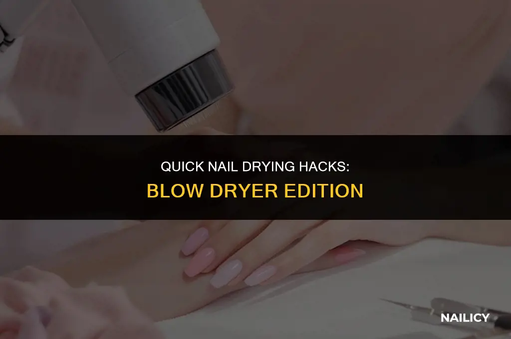 can i use a blow dryer to dry my nails