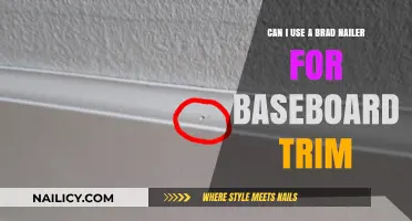 Baseboard Trim Installation: Can a Brad Nailer Do the Job?