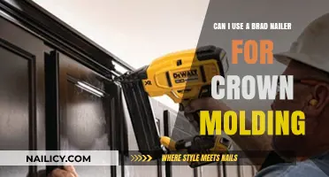 Effortless Crown Molding Installation: The Brad Nailer Guide