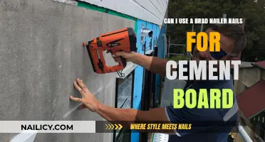 Brad Nailer vs. Cement Board: A Comprehensive Guide for Construction Enthusiasts