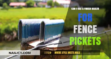 Nailing Down Options: Can a Finish Nailer Tackle Fence Pickets?