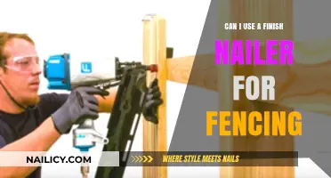 Nailing Down the Truth: Can a Finish Nailer Tackle Fencing?