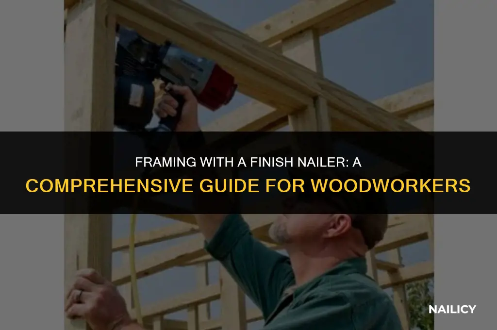 can i use a finish nailer for framing