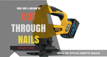 Precision or Peril: Using a Jigsaw to Cut Through Nails