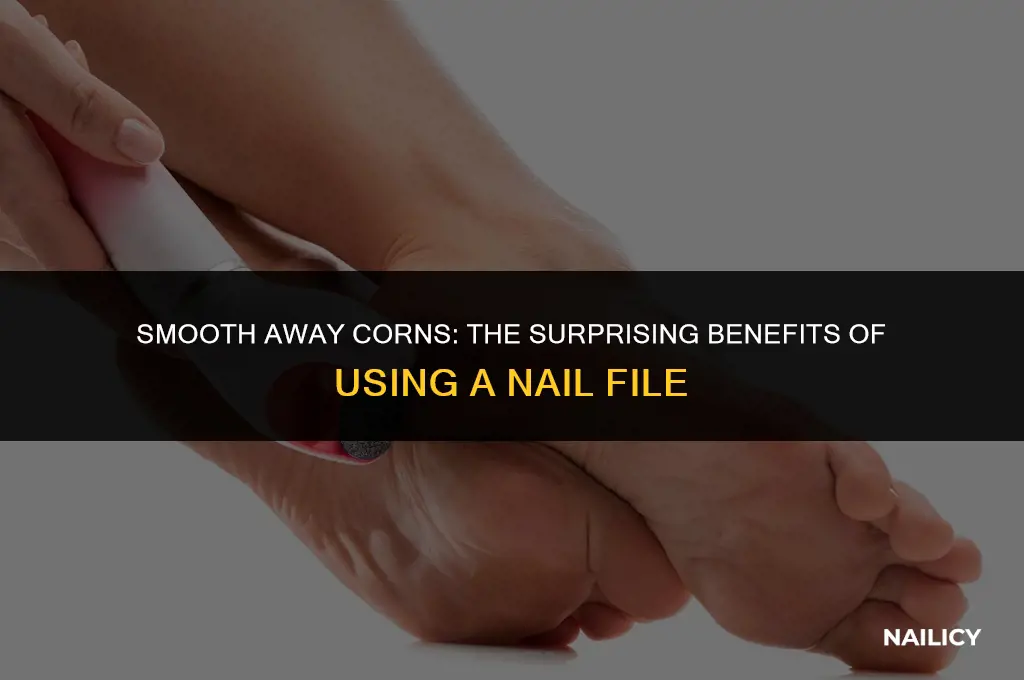 can i use a nail file on my corn
