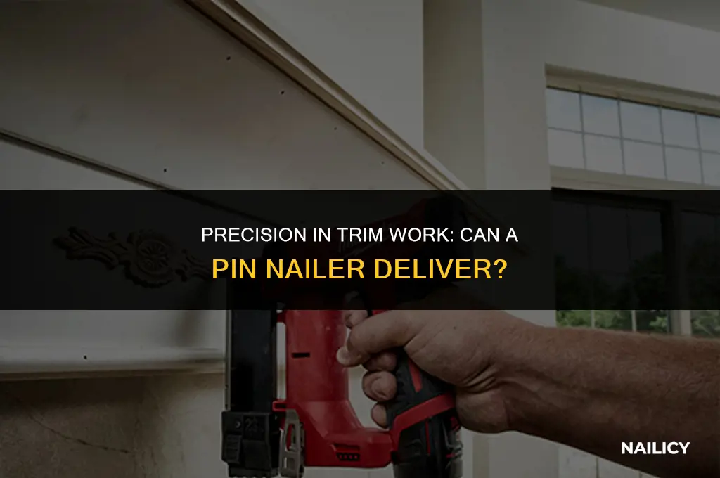 can i use a pin nailer for trim