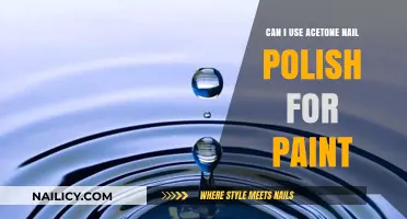 Using Acetone Nail Polish as Paint: Creative Tips and Safety Guide