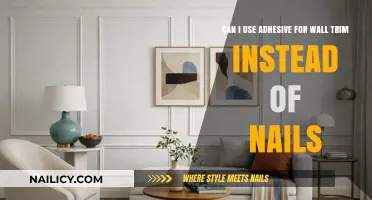 Adhesive vs. Nails: A Comprehensive Guide for Wall Trim Installation