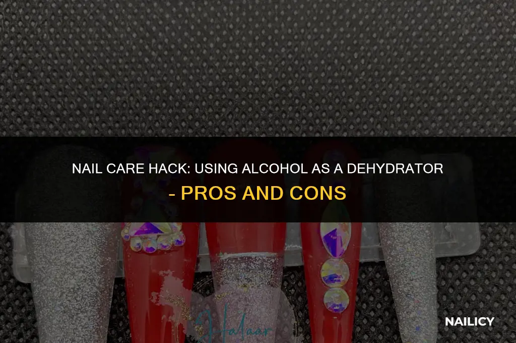 can i use alcohol as nail dehydrator