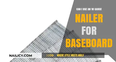 Baseboard Installation: Is an 18 Gauge Nailer the Right Choice?