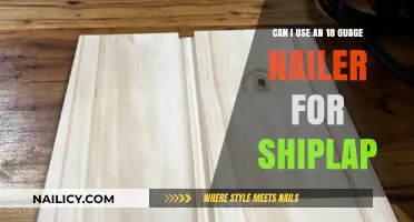 Shiplap Installation: Is an 18-Gauge Nailer the Right Choice?