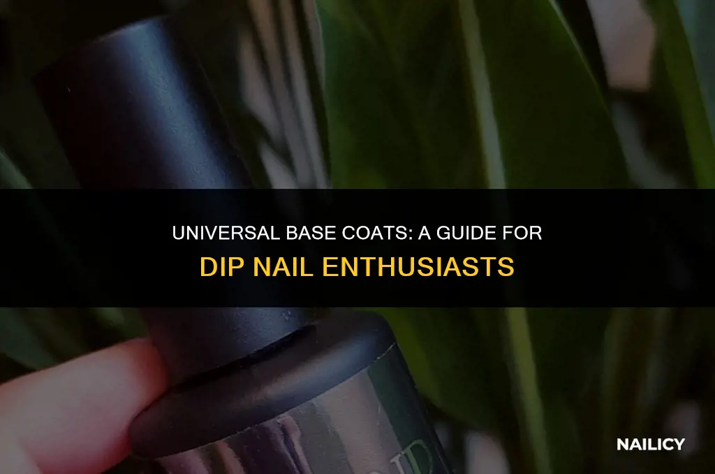 can i use any base coat for dip nails