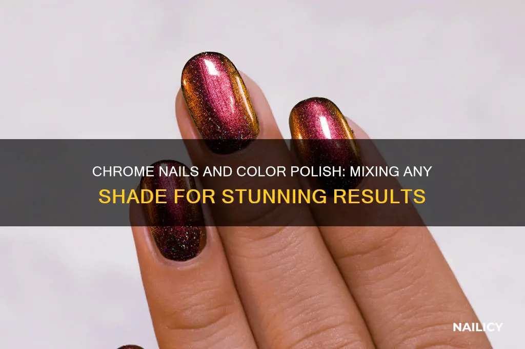 can i use any color polish with chrome nails