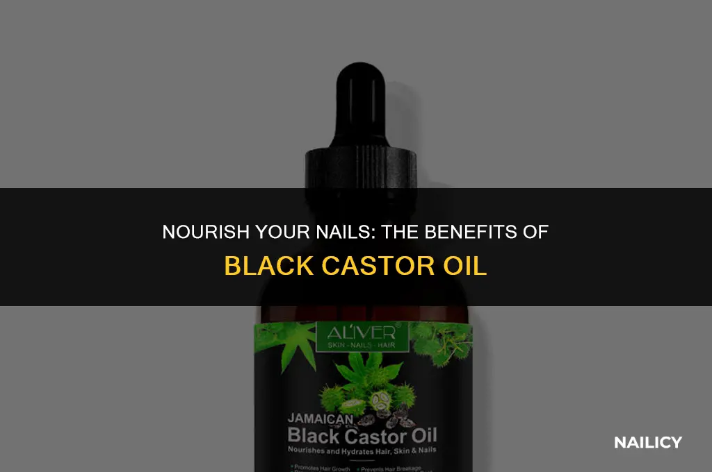 can i use black castor oil on my nails